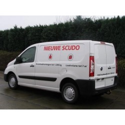 ATTELAGE Fiat Scudo II 2007- (Sans Radars de Recul) - Rotule Equerre - attache remorque WESTFALIA